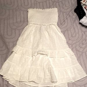 Lulus M white summer dress